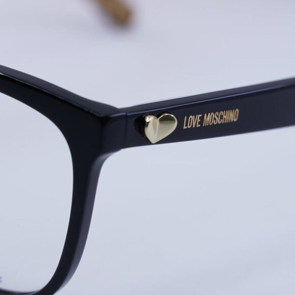 Final Price! Moschino MOL509 080700 Black Eyeglasses 54mm - Picture 6 of 12